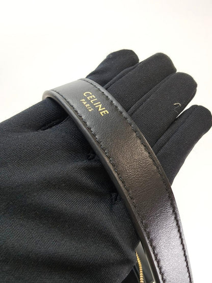 CELINE セリーヌ ミディアム アヴァ トリオンフ ハンドバッグ ワンショルダーバッグ ブラック 管理番号：9889