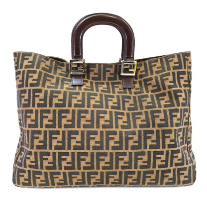 FENDI フェンディ ズッカ柄 トートバッグ 26693 ブラウン 管理番号：10429