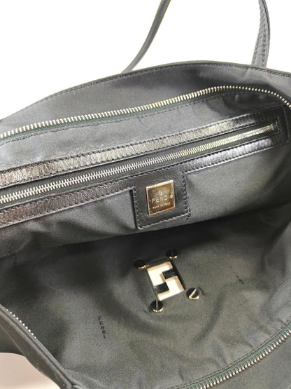FENDI 芬迪 尼龙托特包 黑色 管理编号：11281
