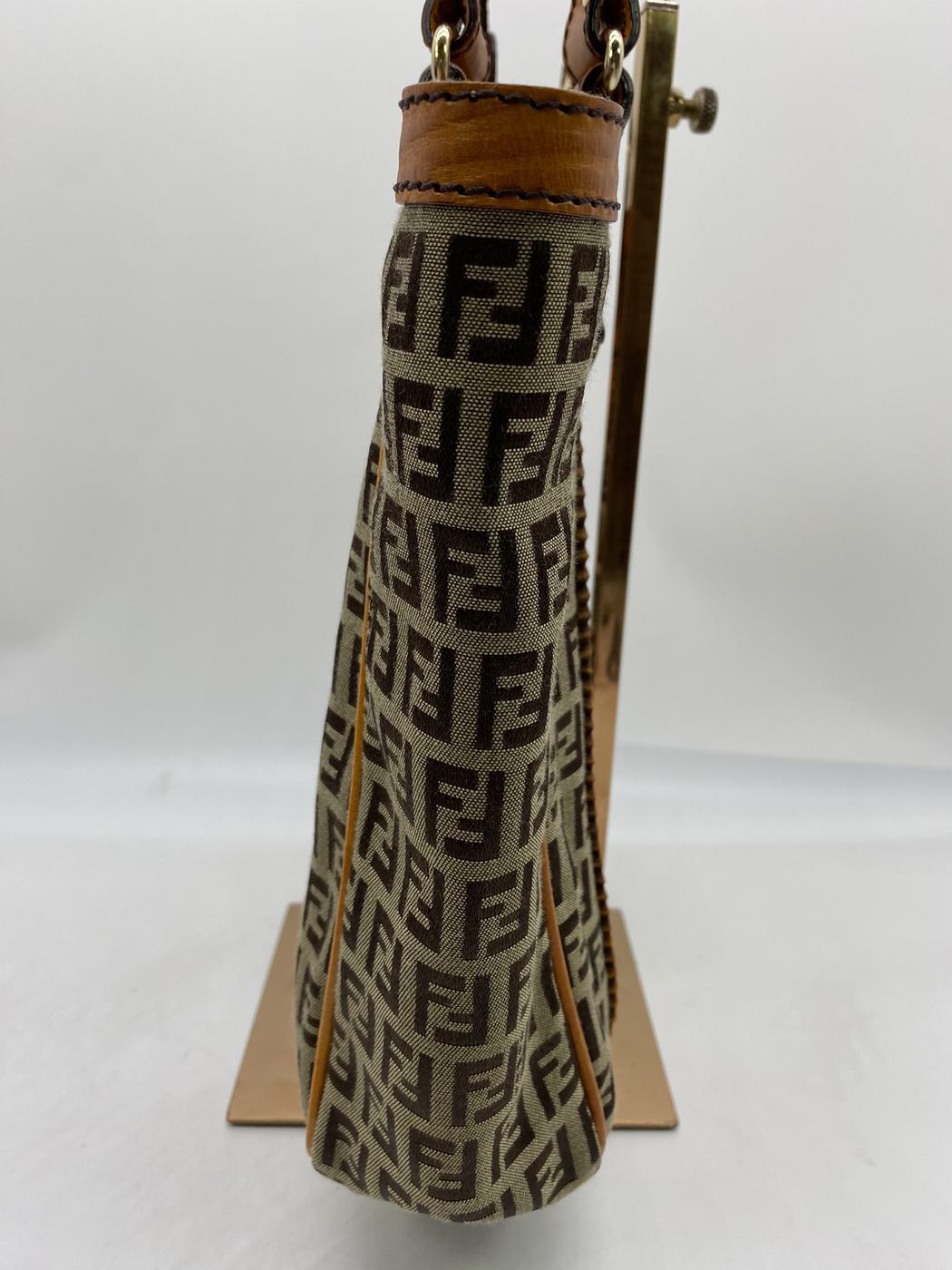 FENDI フェンディ ズッキーノ ズッカ柄 トートバッグ ショルダーバッグ 肩掛け 管理番号：8097
