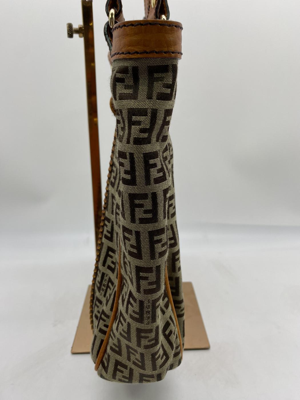 FENDI フェンディ ズッキーノ ズッカ柄 トートバッグ ショルダーバッグ 肩掛け 管理番号：8097