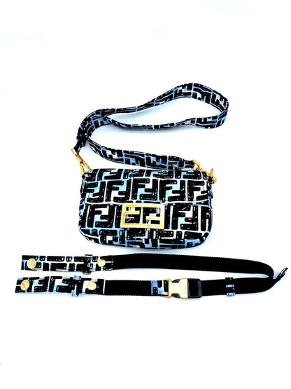 FENDI フェンディ 2WAY ショルダーバッグ ズッカ ミニ バケット ジョシュア・ヴィーダス コラボ 8BR784 ナイロン 美品 ヴィンテージ 正規品 管理番号：9404