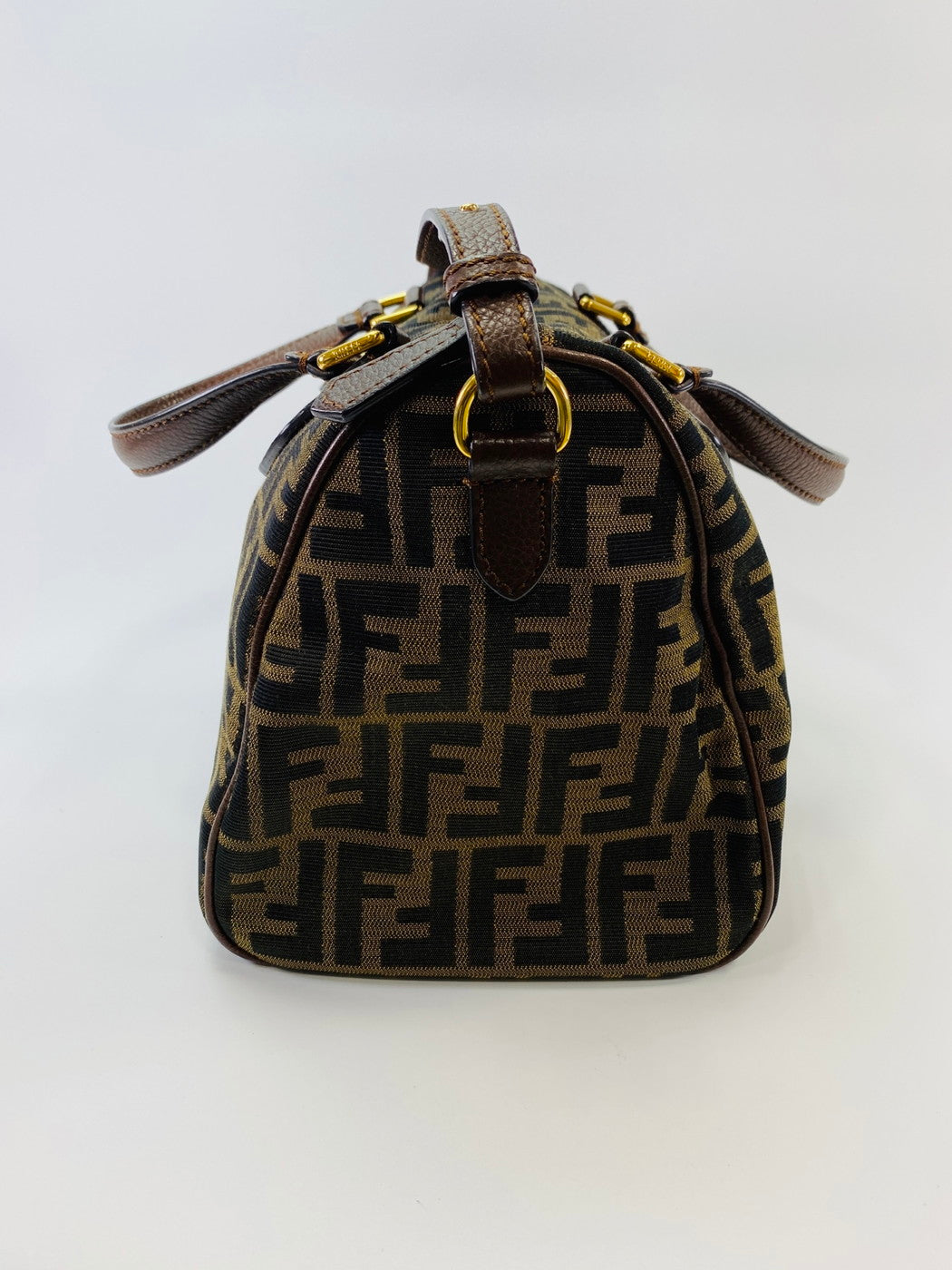 FENDI フェンディ ズッカ柄 ミニボストンバッグ 8BL121 2WAY ショルダーバッグ 管理番号：9660