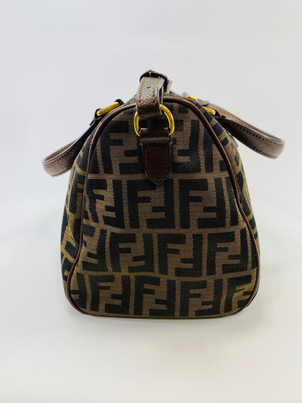 FENDI フェンディ ズッカ柄 ミニボストンバッグ 8BL121 2WAY ショルダーバッグ 管理番号：9660