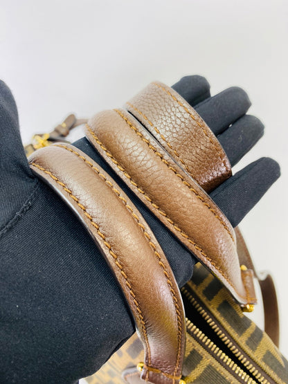 FENDI フェンディ ズッカ柄 ミニボストンバッグ 8BL121 2WAY ショルダーバッグ 管理番号：9660