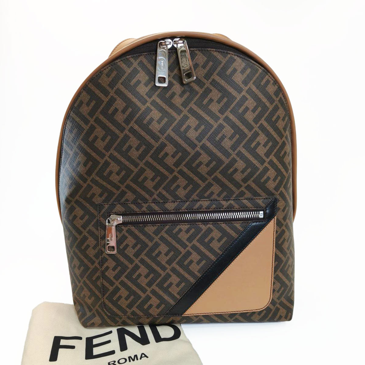 FENDI 芬迪 双肩包 贵宾款 7VZ077 A9XS F1IKC 斜挎小号包 成色佳 复古 正品 管理编号：9829