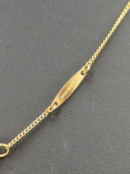Ferragamo Gancini 水晶密镶吊坠项链（金色），货号：10270