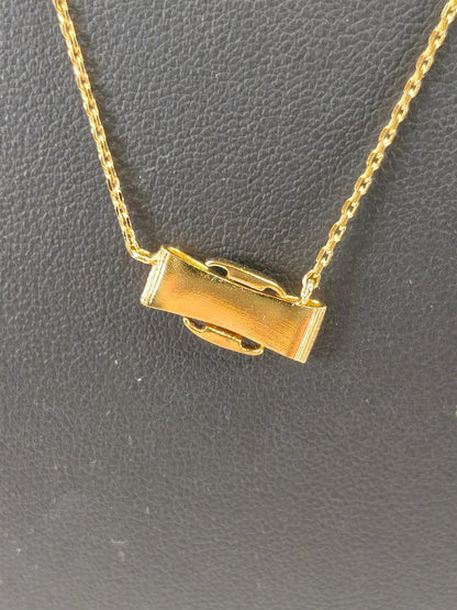 Ferragamo Vara Bow Necklace Gold Model Number: 11151