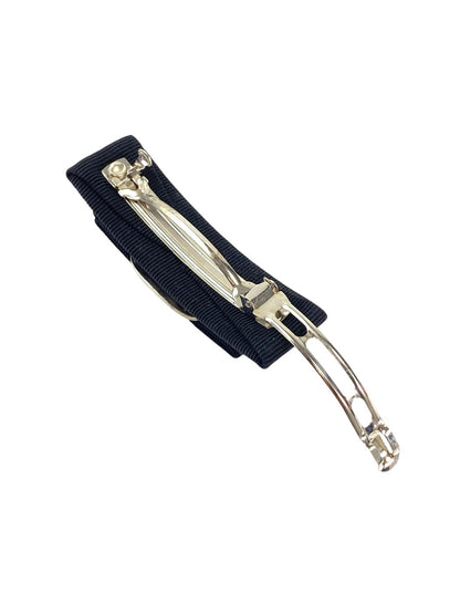 Ferragamo 菲拉格慕 Vara 罗缎蝴蝶结发夹 黑色 商品编号：11450