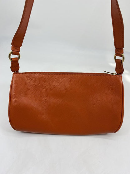 Salvatore Ferragamo フェラガモ ガンチーニ オレンジ ゴールド金具 管理番号：7004★