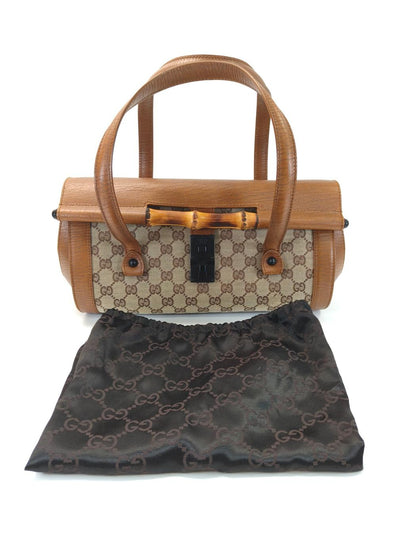 GUCCI グッチ バンブー ワンショルダー トートバッグ ブラウン 管理番号：10528