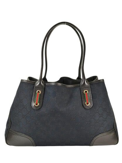 Gucci Princy GG Canvas Tote Bag Black Model Number: 11412