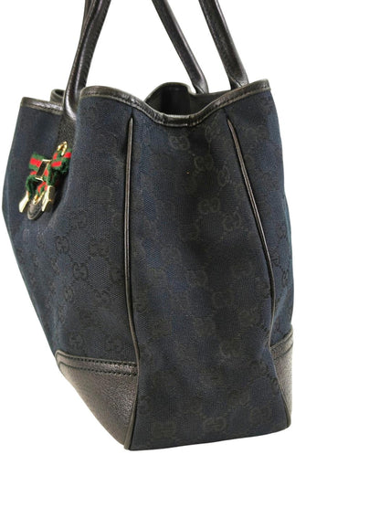 Gucci Princy GG Canvas Tote Bag Black Model Number: 11412
