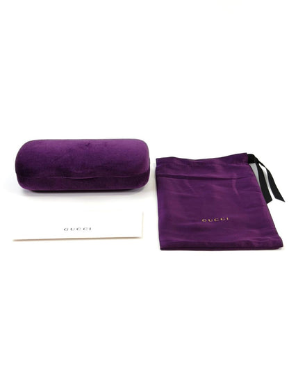 Gucci GG1557SK ブロンディ クリア ピンク バタフライ型サングラス フレーム一体型ノーズパッド アジアンフィット アイウェア 管理番号：11447