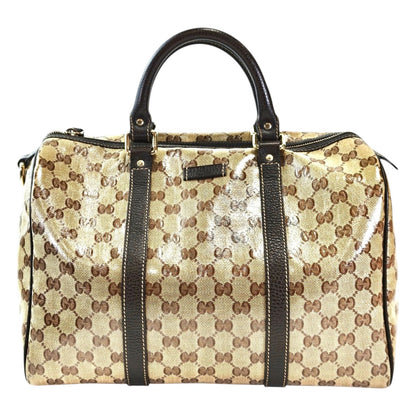 Gucci 古驰 GG Crystal Joy 波士顿包 棕色 商品编号：11730