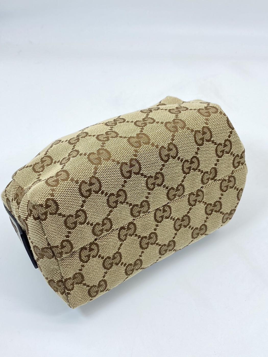 GUCCI GG Canvas Beige Women's Makeup Pouch, Reference Number: 5898