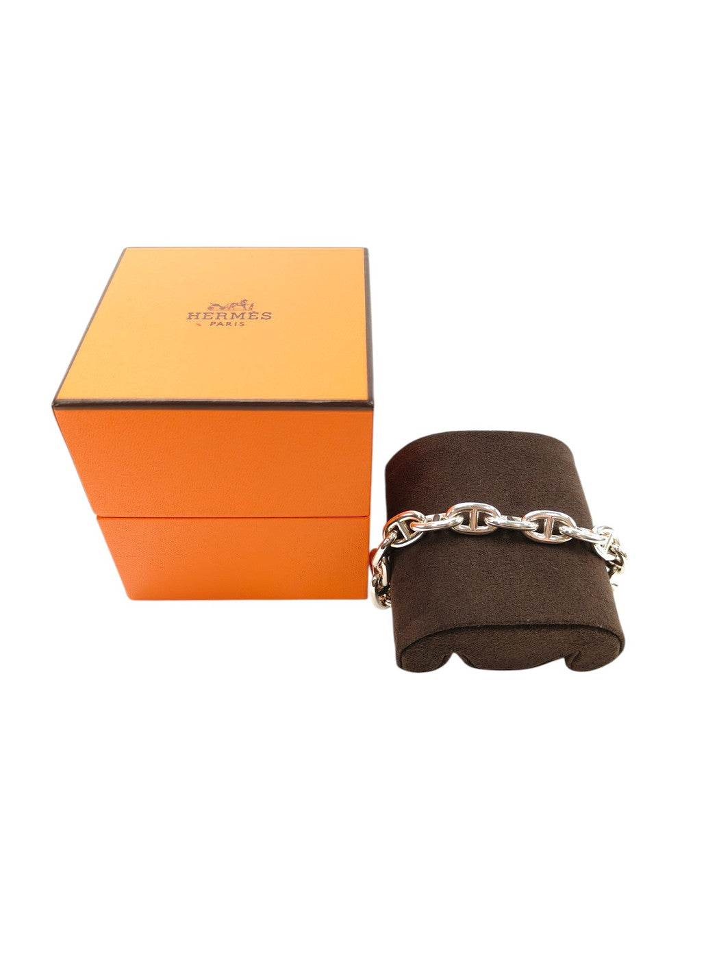 HERMES エルメス シェーヌダンクル MM 19コマ ブレスレット SV925 シルバー 管理番号：10057