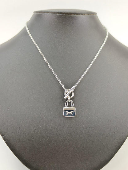 エルメス HERMES アミュレット・コンスタンス ネックレス SV925 シルバー 管理番号：10069