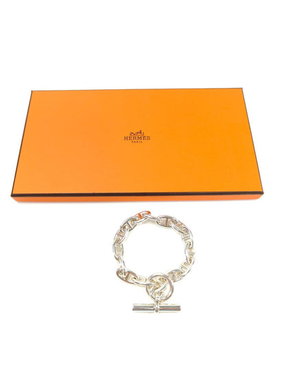 HERMES エルメス ブレスレット シェーヌダンクル GM 15コマ シルバー 管理番号：10242
