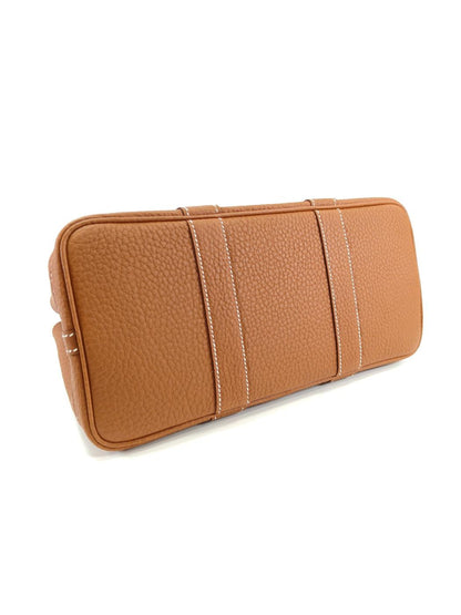 HERMES Garden Party TPM Tote Bag, Brown, Reference Number: 10354