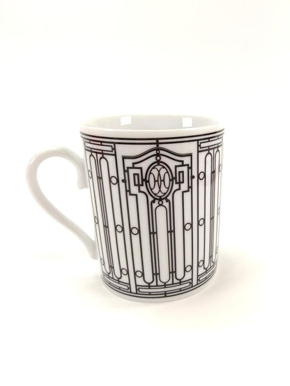 HERMES 爱马仕 H Deco 阿什德科 马克杯 杯子 餐具 白色 商品编号：10621