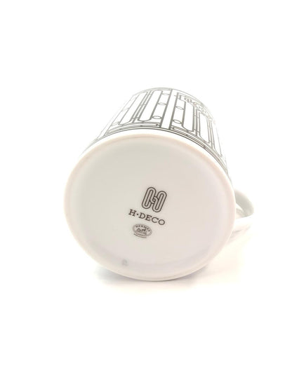 HERMES 爱马仕 H Deco 阿什德科 马克杯 杯子 餐具 白色 商品编号：10621
