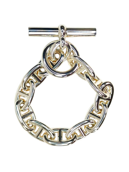 HERMES 爱马仕 Chaine d'Ancre TGM 11节手链 银色 管理编号：10623
