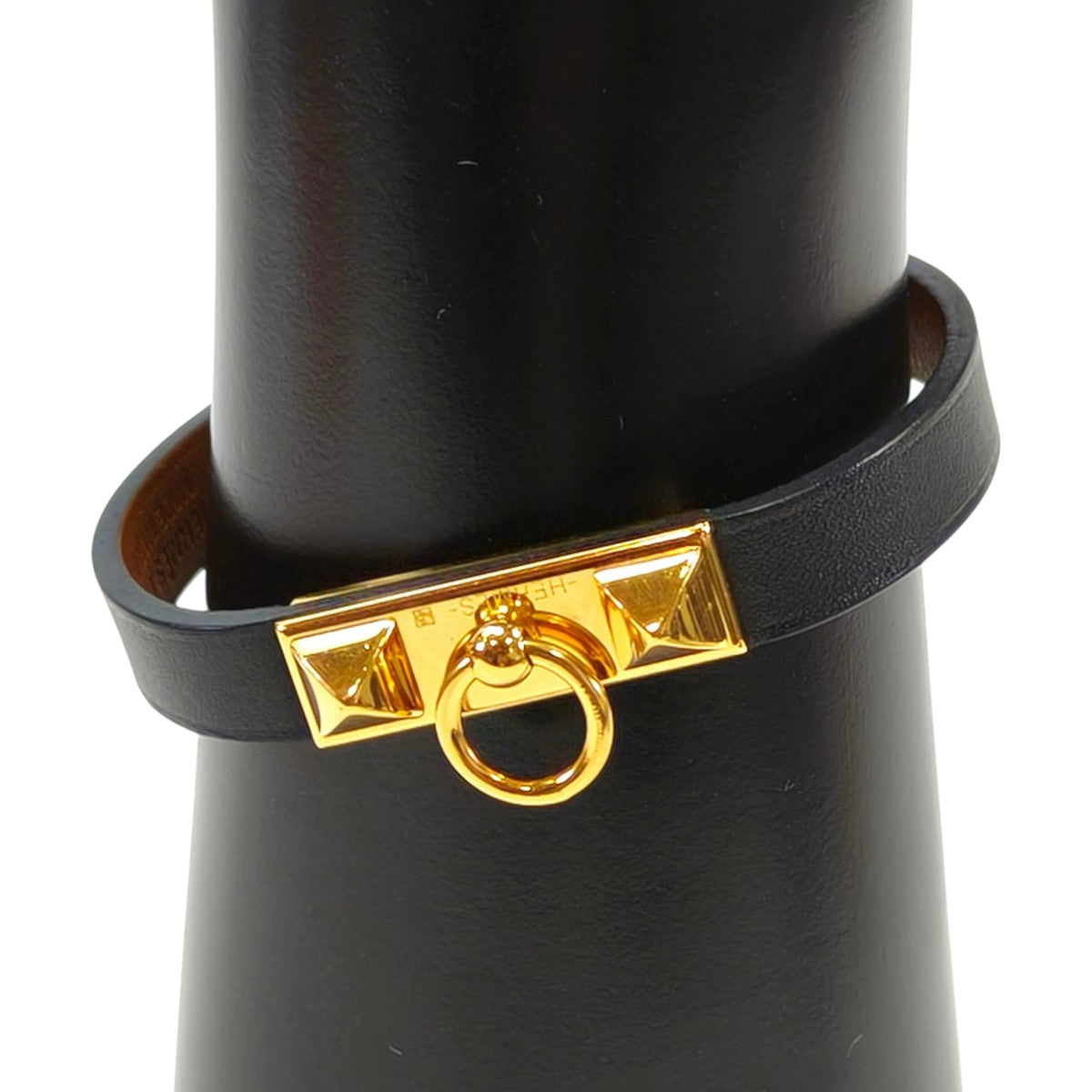 HERMES Rival Mini Bracelet Black x Gold Product number: 10714