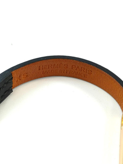 HERMES Rival Mini Bracelet Black x Gold Product number: 10714