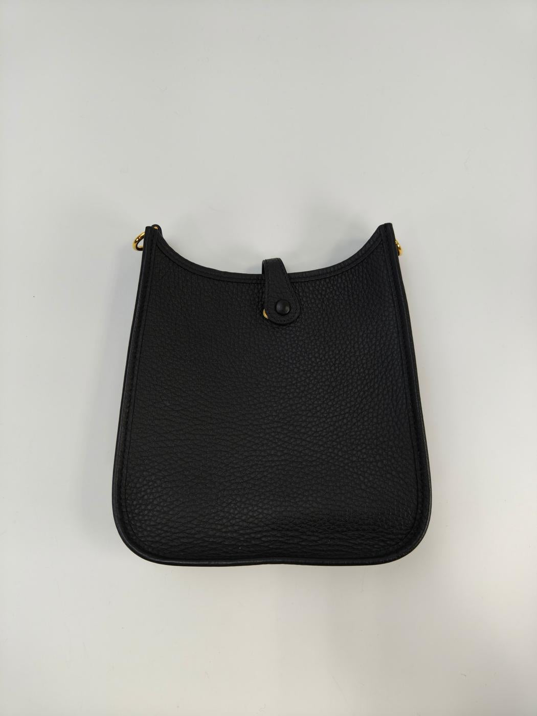 HERMES エルメス エブリンTPM ショルダーバッグ ブラック 管理番号：10794