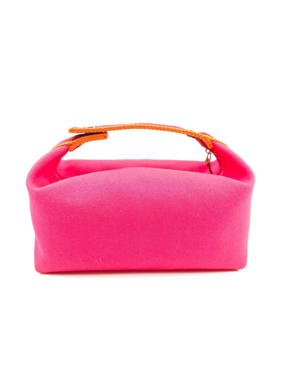 HERMES 爱马仕 BRIDE A BRAC PM 托特包 小包 芙蓉红 粉色 管理编号：10830