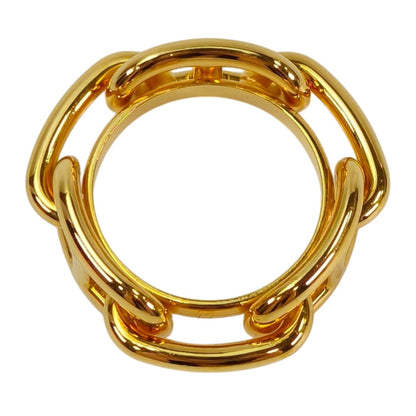 HERMES 爱马仕 Chaine d'Ancre 船锚链丝巾扣 金色 商品编号：10901
