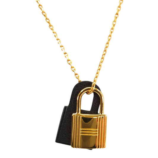 HERMES 爱马仕 O'Kelly PM 项链 金色×黑色 商品编号：10984