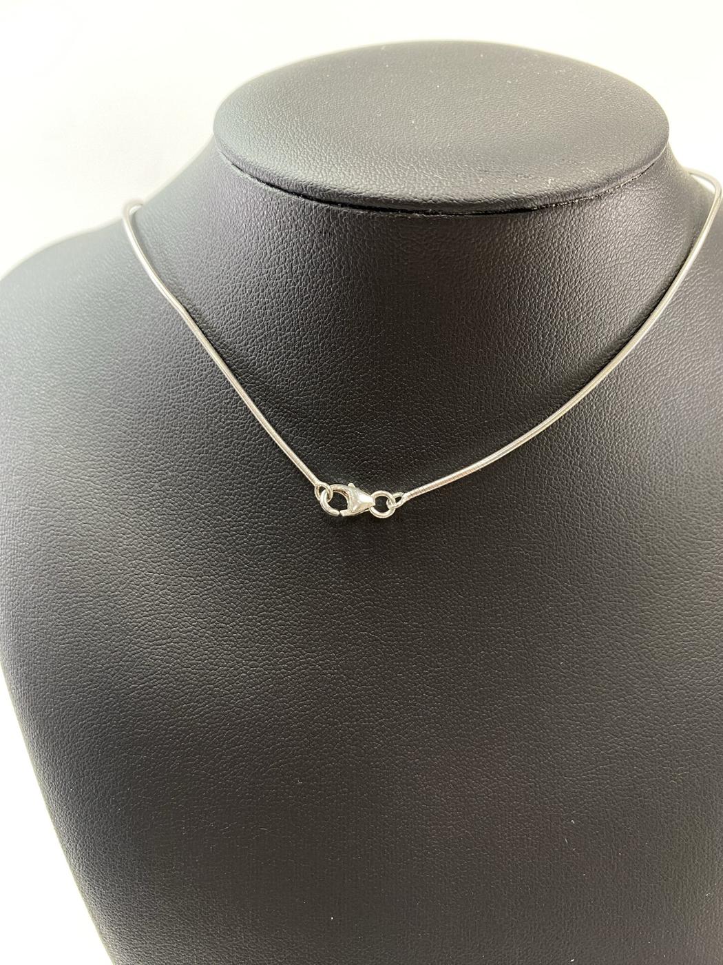 HERMES Pop H Necklace, Silver x Red, Control number: 11034