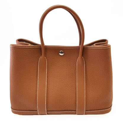 HERMES Garden Party 30 TPM Tote Bag Brown Ref: 11039