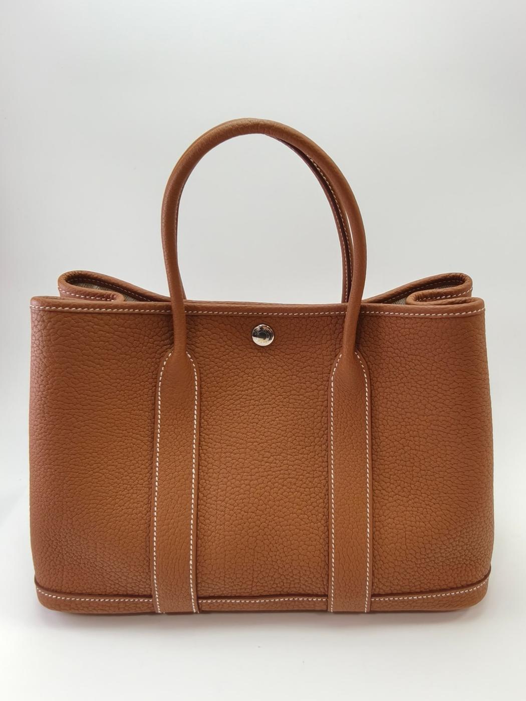 HERMES Garden Party 30 TPM Tote Bag Brown Ref: 11039