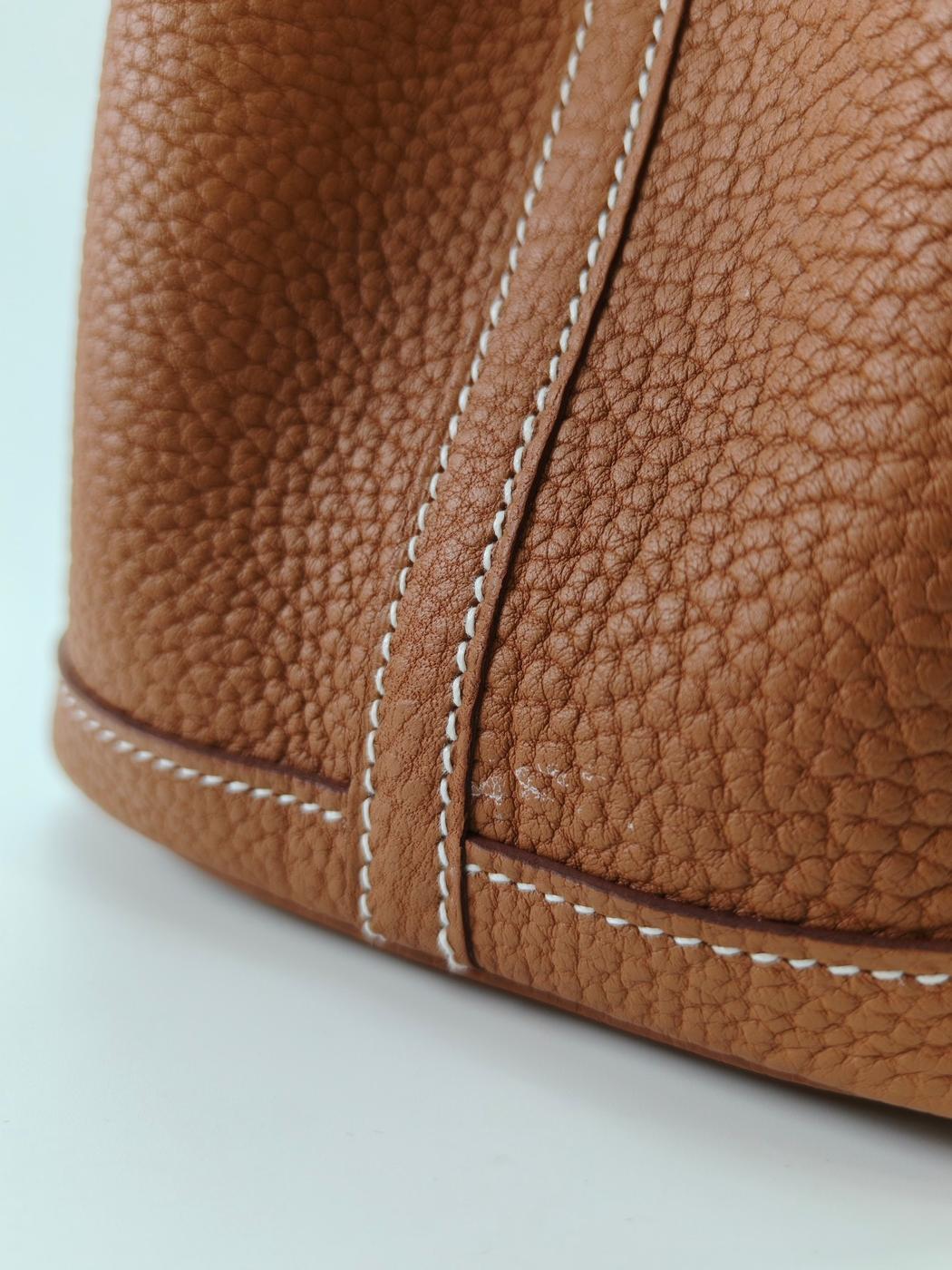HERMES Garden Party 30 TPM Tote Bag Brown Ref: 11039