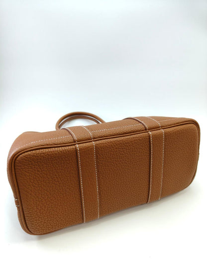 HERMES Garden Party 30 TPM Tote Bag Brown Ref: 11039