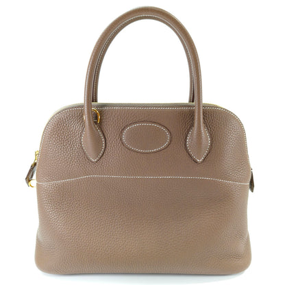 HERMES 爱马仕 Boyre 31 2WAY手提包/单肩包 棕褐色 Etoupe D刻印 成色佳 复古 正品 管理编号：11074