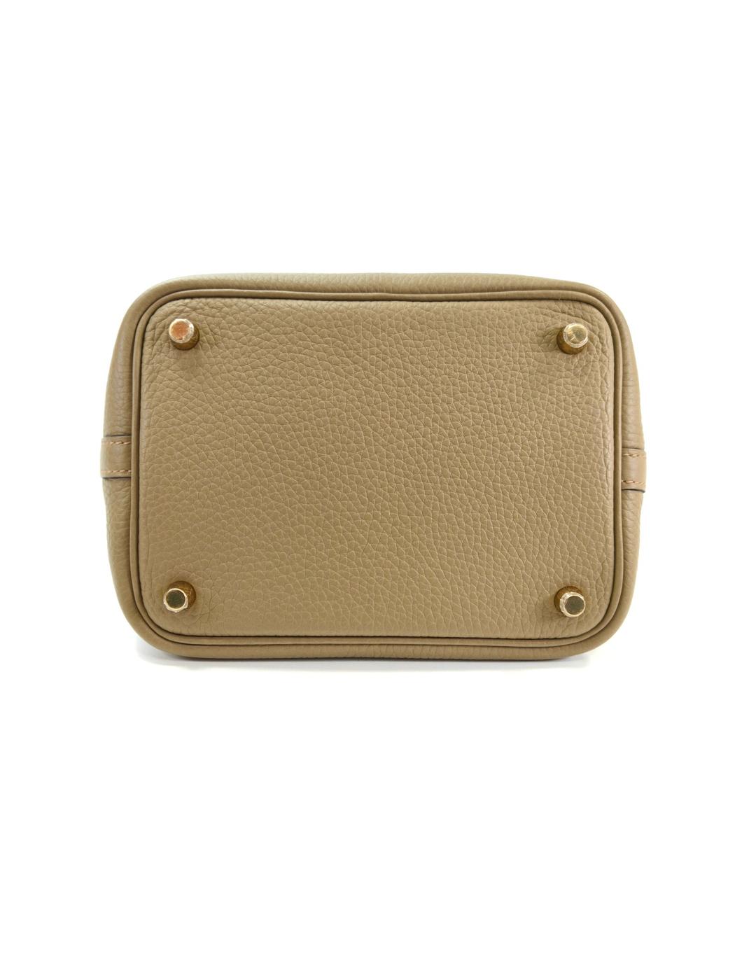 HERMES 爱马仕 Picotin Lock PM 手提包 W刻米色 商品编号：11136