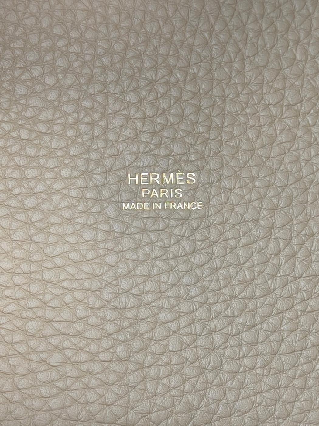 HERMES 爱马仕 Picotin Lock PM 手提包 W刻米色 商品编号：11136