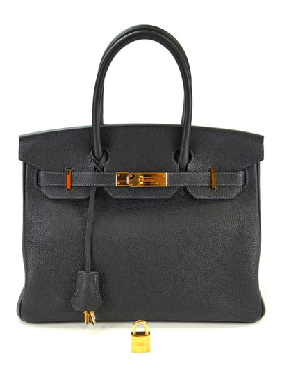 HERMES Birkin 30 Handbag B stamp Bleu Nuit Product Number: 11145