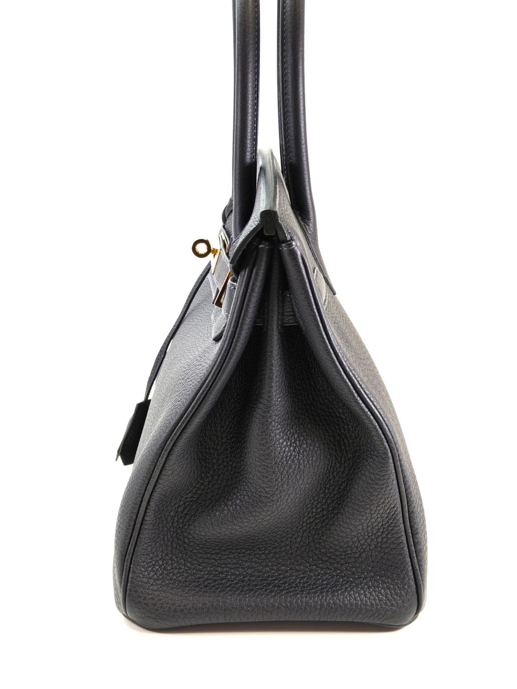 HERMES Birkin 30 Handbag B stamp Bleu Nuit Product Number: 11145