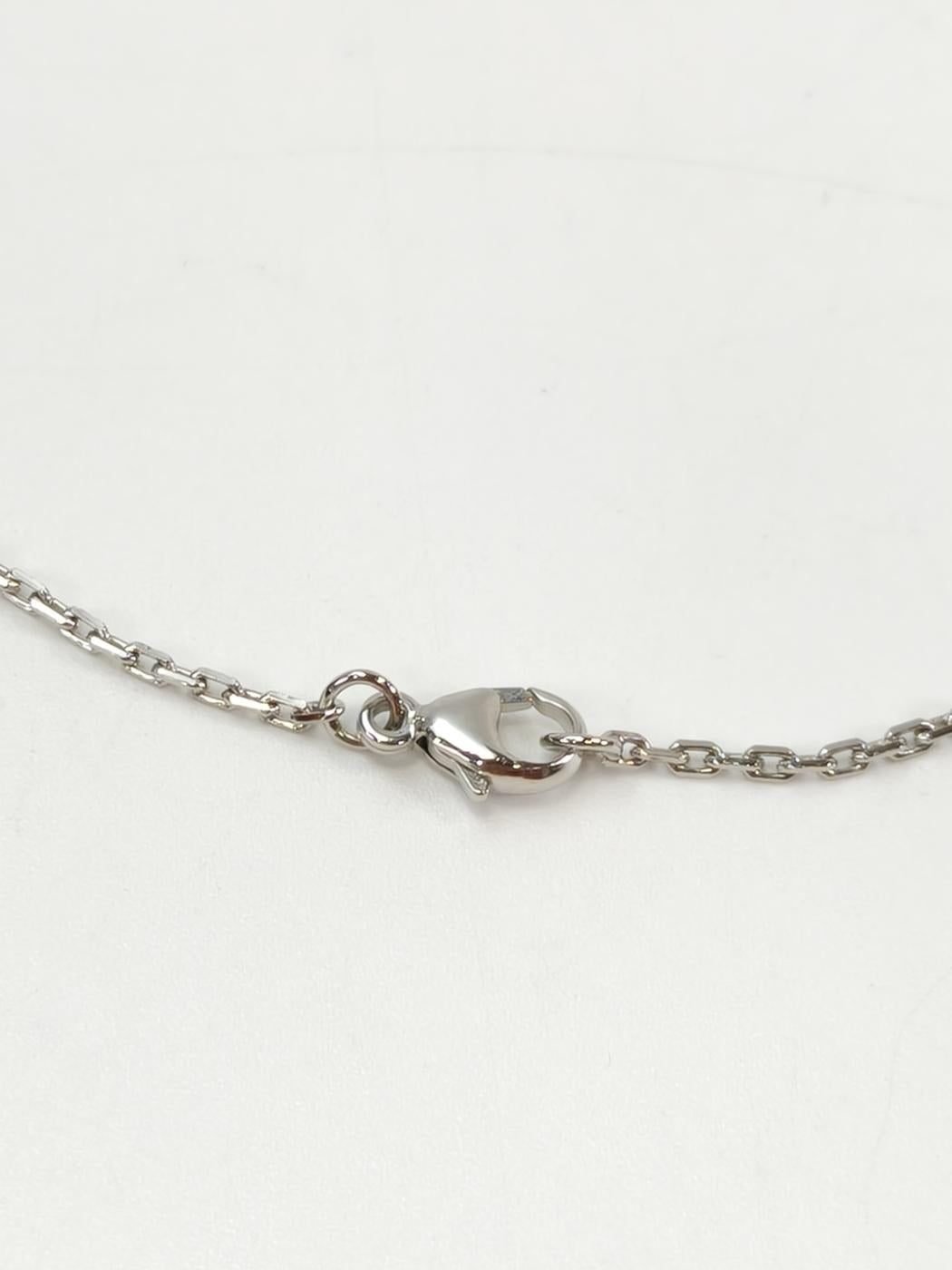 HERMES Pop H Necklace Black x Silver Product Number: 11204