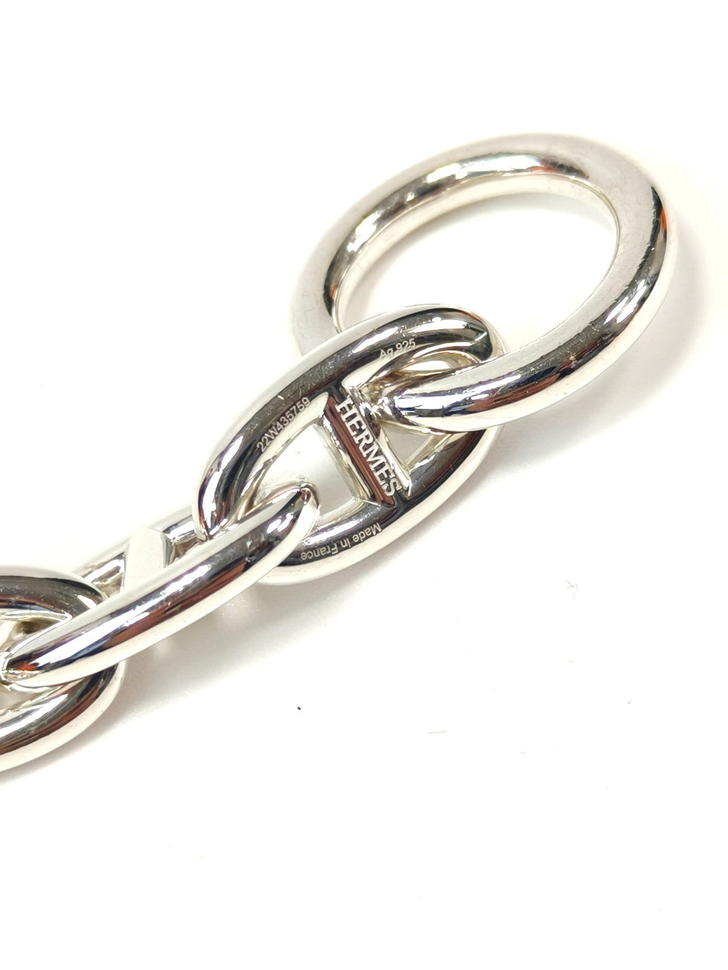 HERMES 爱马仕 Chaine d'Ancre GM 12扣手链 银色 商品编号：11221