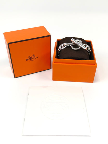 HERMES 爱马仕 Chaine d'Ancre GM 12扣手链 银色 商品编号：11221