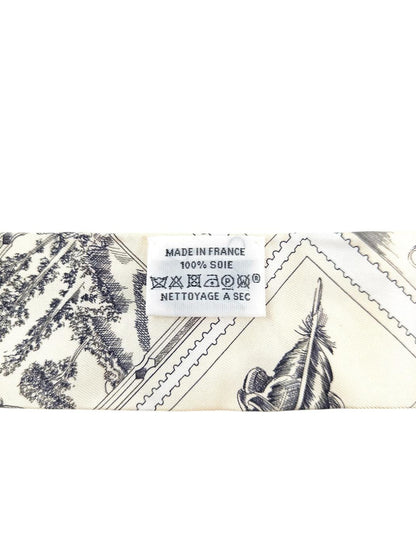 HERMES 爱马仕 Twilly 爱马仕邮票收藏家 丝巾 管理编号：11271