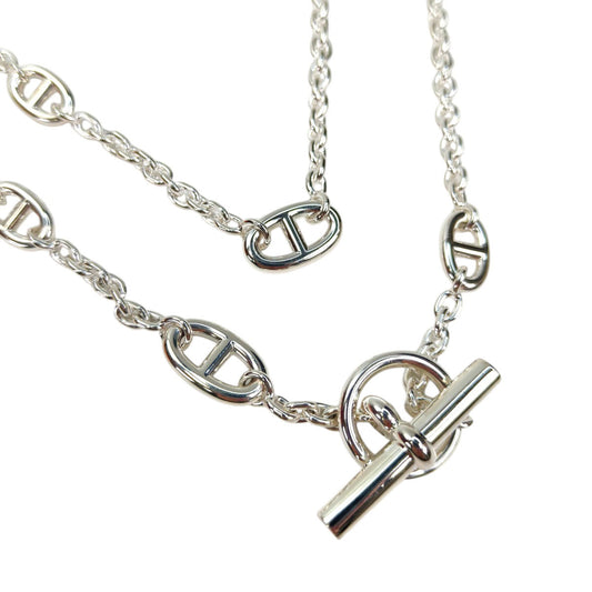 HERMES Farandole 120 Necklace Silver Ref: 11275