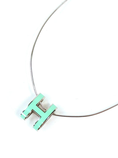 HERMES Pop H Necklace Light Blue Ref: 11303