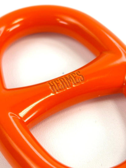 HERMES 爱马仕 Chaine d'Ancre 丝巾扣 橙色 商品编号：11315